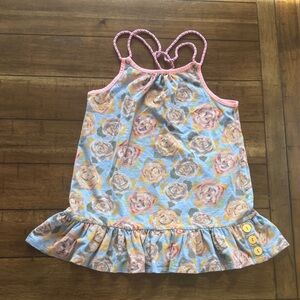 Matilda Jane Pink and Blue Strappy Top